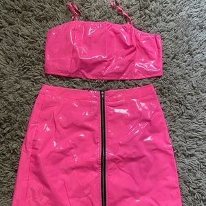 Pink Two-Piece Set